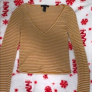 Striped crop top